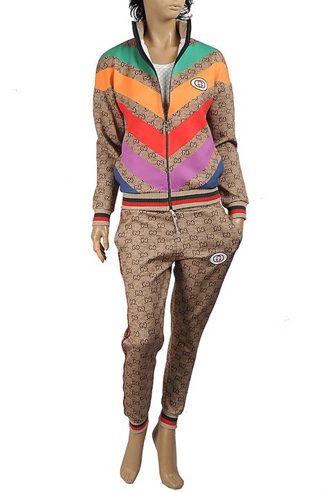 gucci suit for women|gucci jogging suit women.